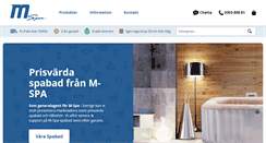 Desktop Screenshot of m-spa.se